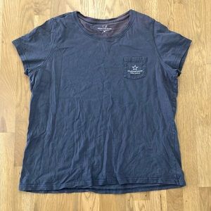 Vineyard Vines Women’s Dallas Cowboys NFL Navy Cotton Short Sleeve Tee Shirt Top
